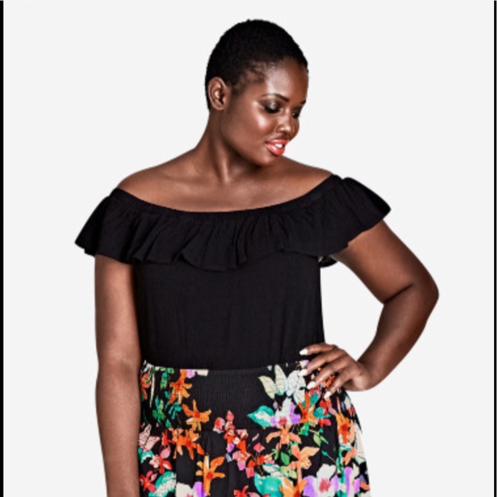 NWT City Chic Top- Summer Delight